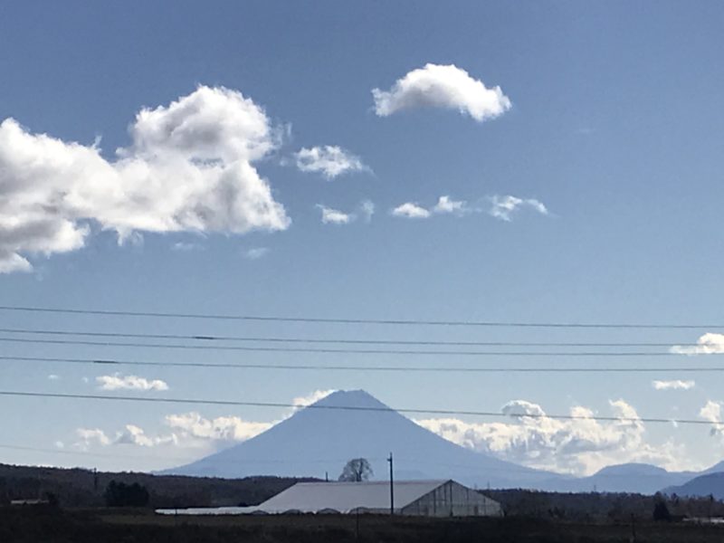 富士見町から見える「富士山」